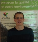 Julien, stagiaire à l'adasea.d'Oc